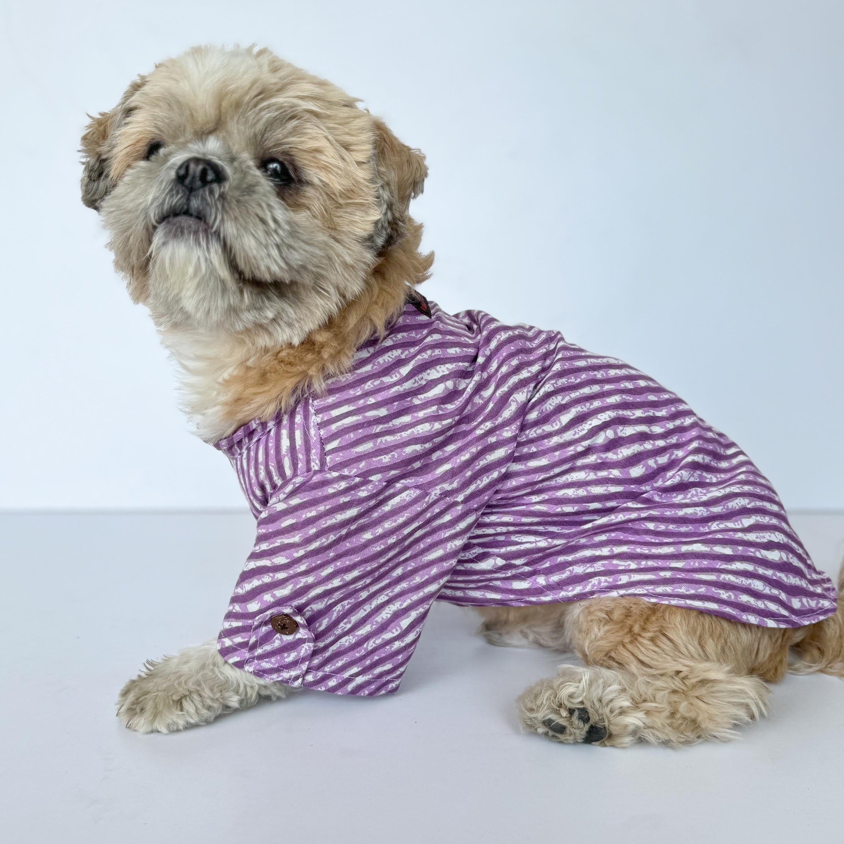 Dog Clothes| Lehriya Kurta: Purple | Sizes and Colours Available| Claws N Paws