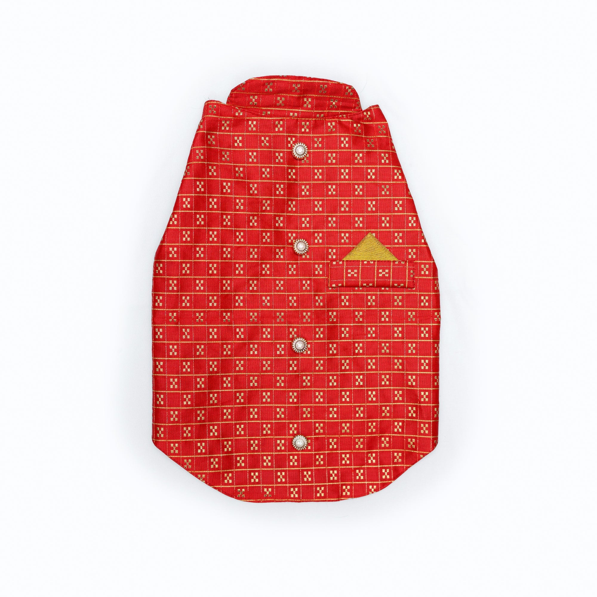 Dog Clothes| Strapy Sherwani Red | Sizes and Colours Available| Claws N Paws