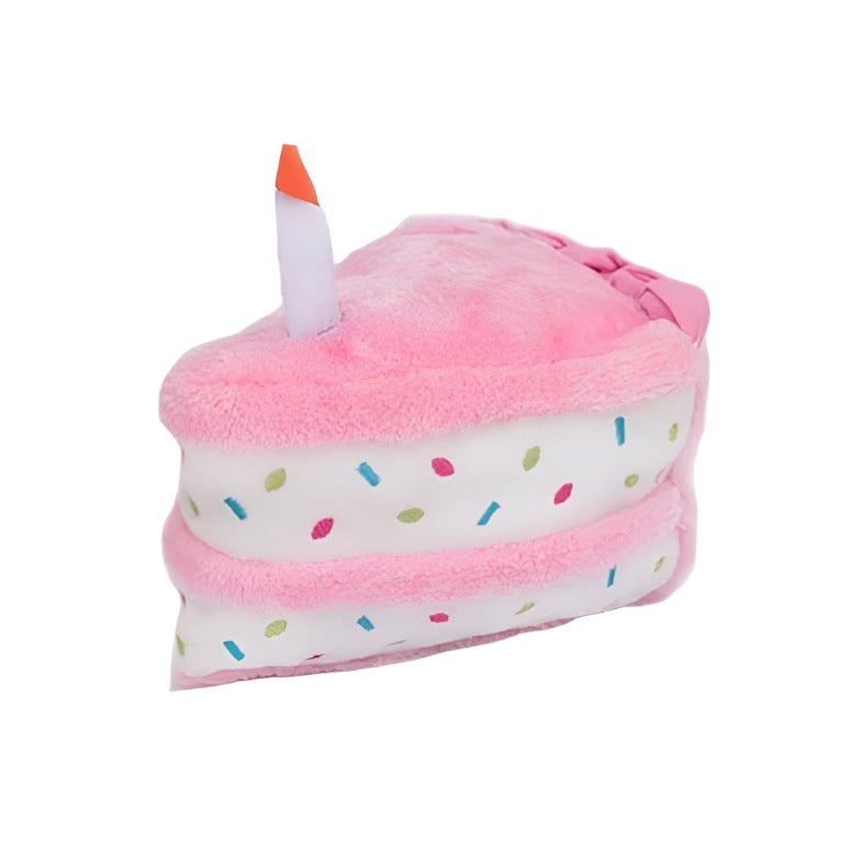 Birthday Cake Slice Squeaky Toy
