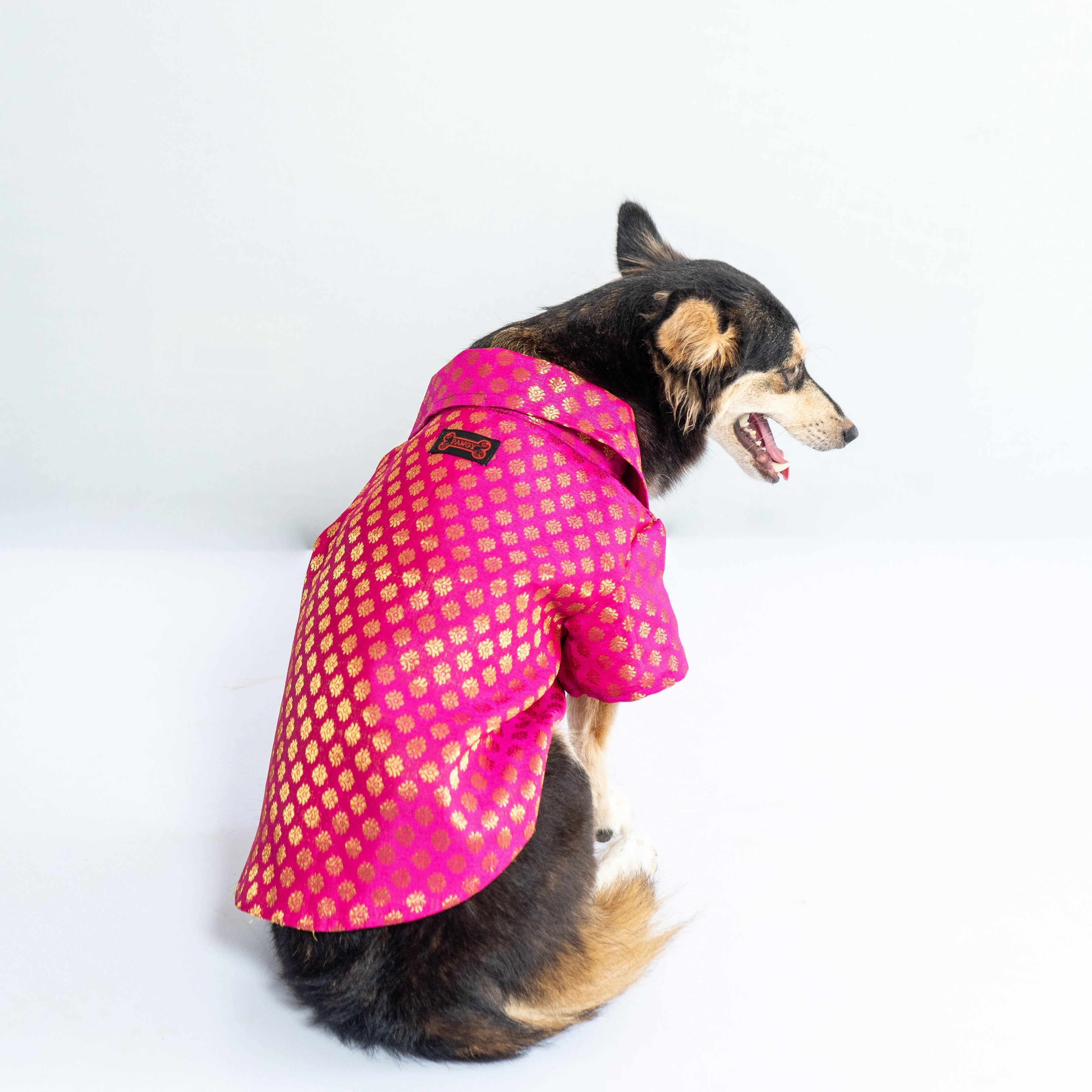 Dog Clothes| Occasion wear shirt Pink | Sizes and Colours Available| Claws N Paws