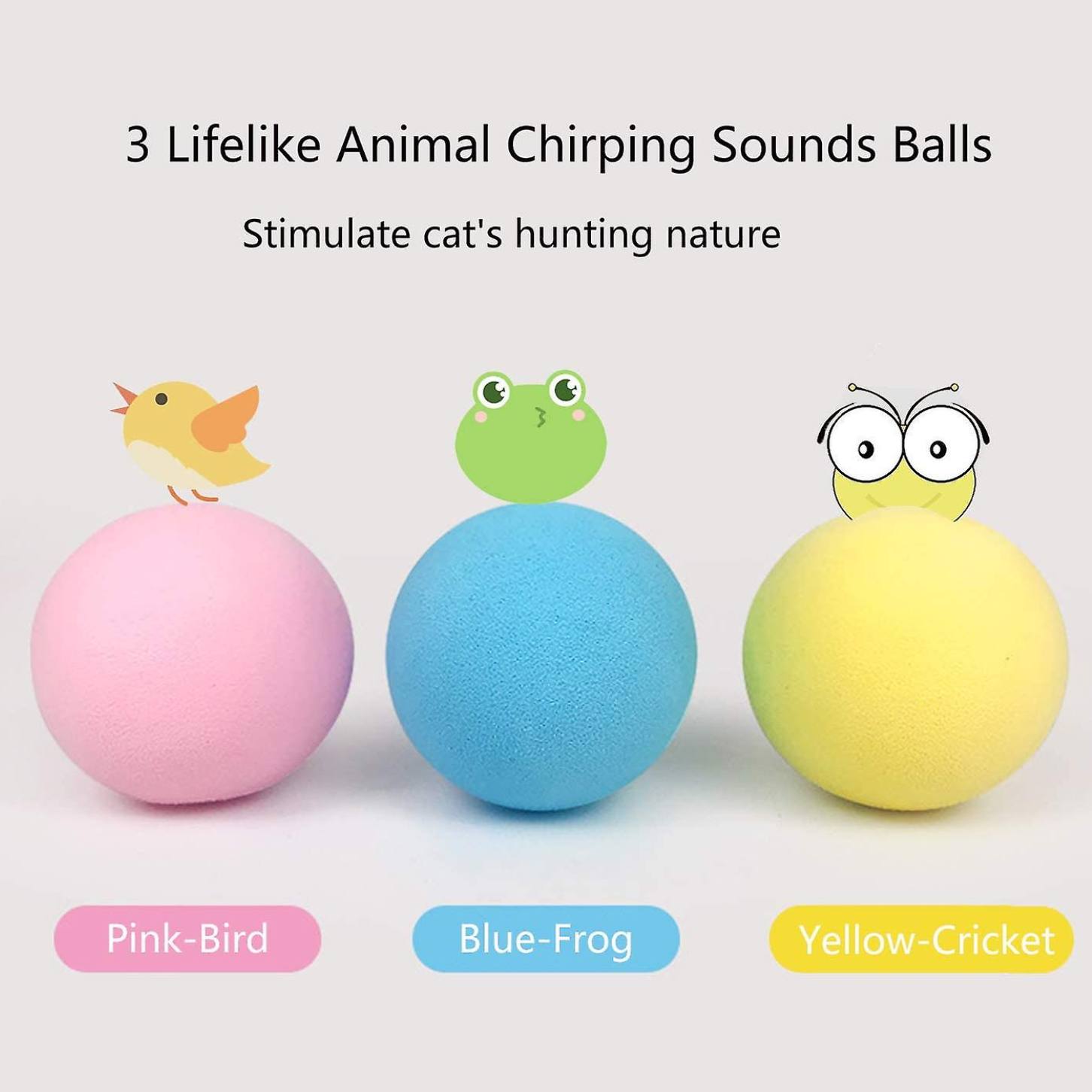 Smart Pet Toy Chirping Ball