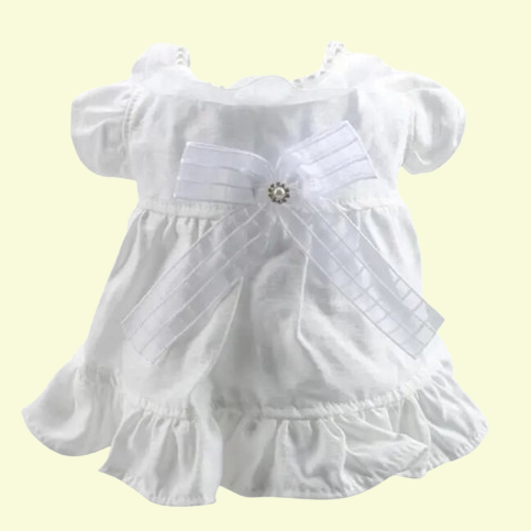 Dog Clothes| White Wedding Pet Dress | Sizes and Colours Available| Claws N Paws