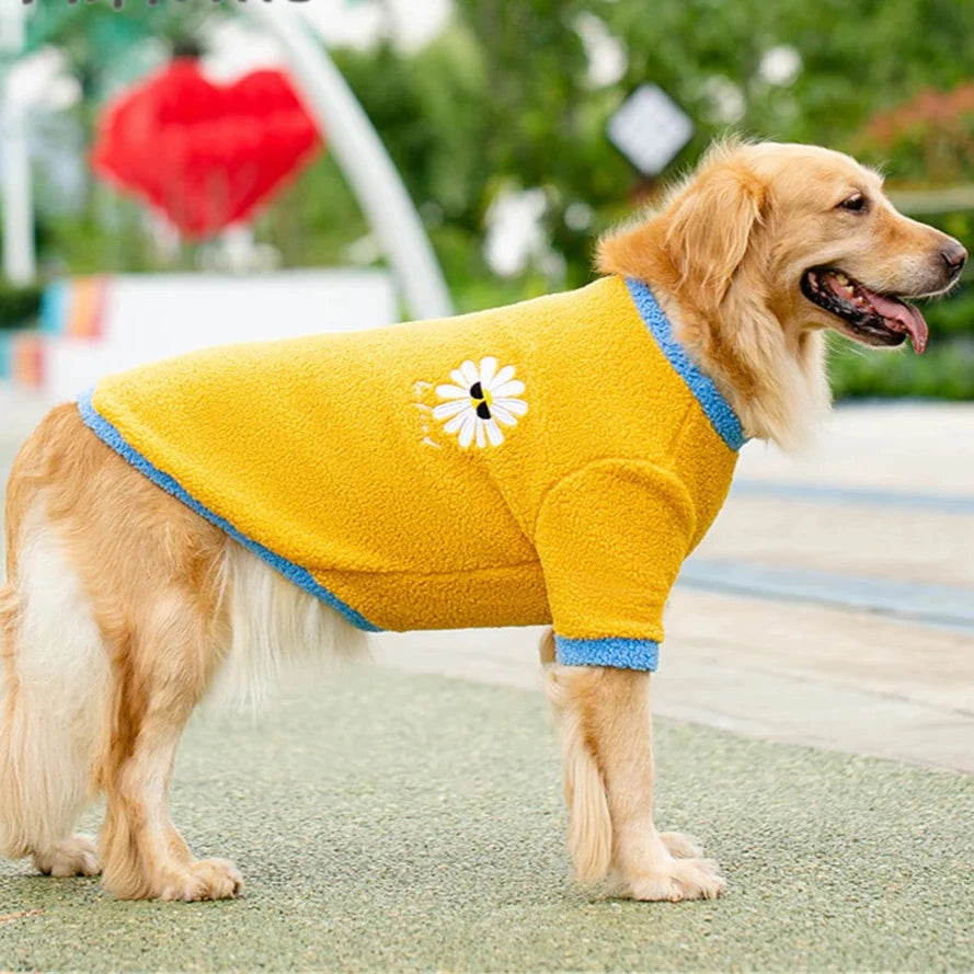 Yellow Polar Fleece Sweater (Large Breeds only)